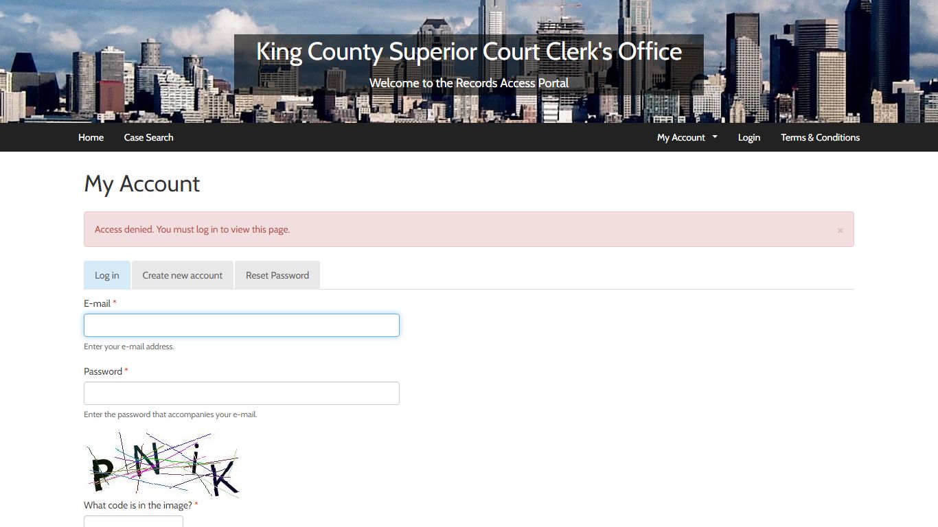 My Account | KC-Script Portal - King County, Washington